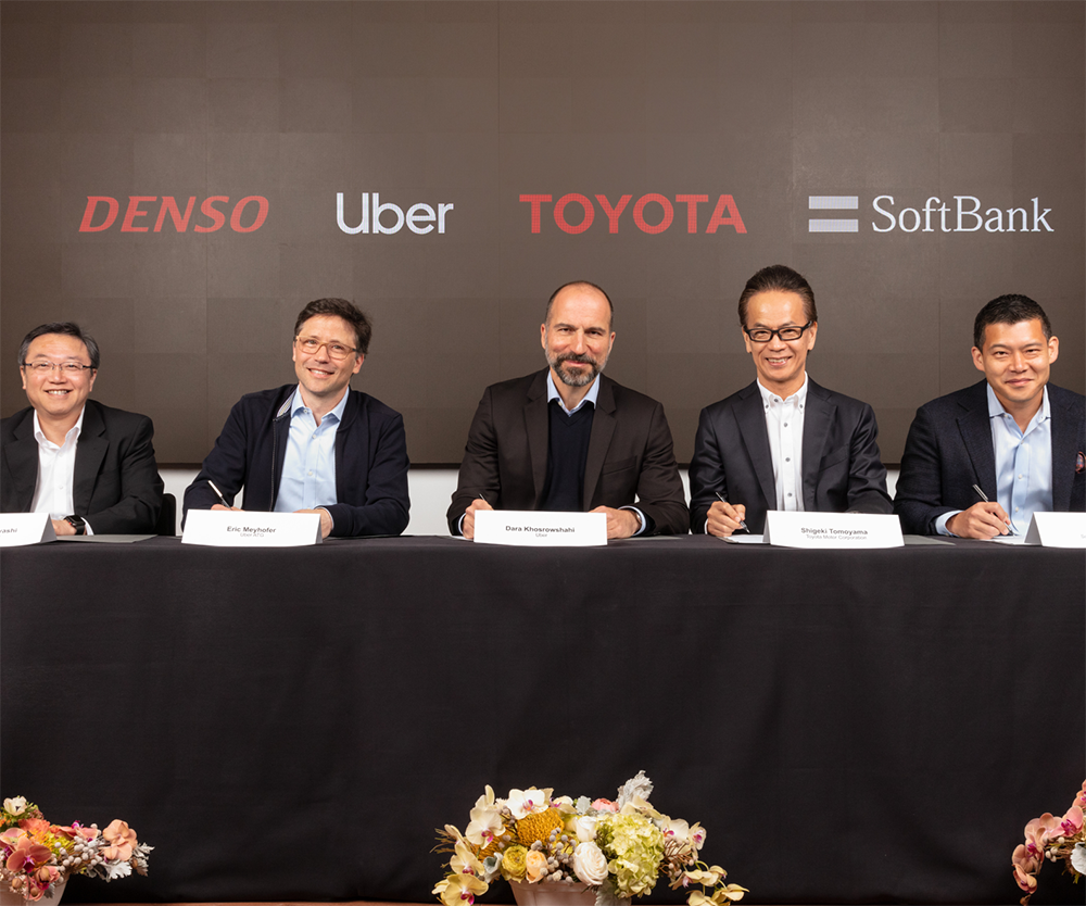 Toyota, DENSO and SoftBank
