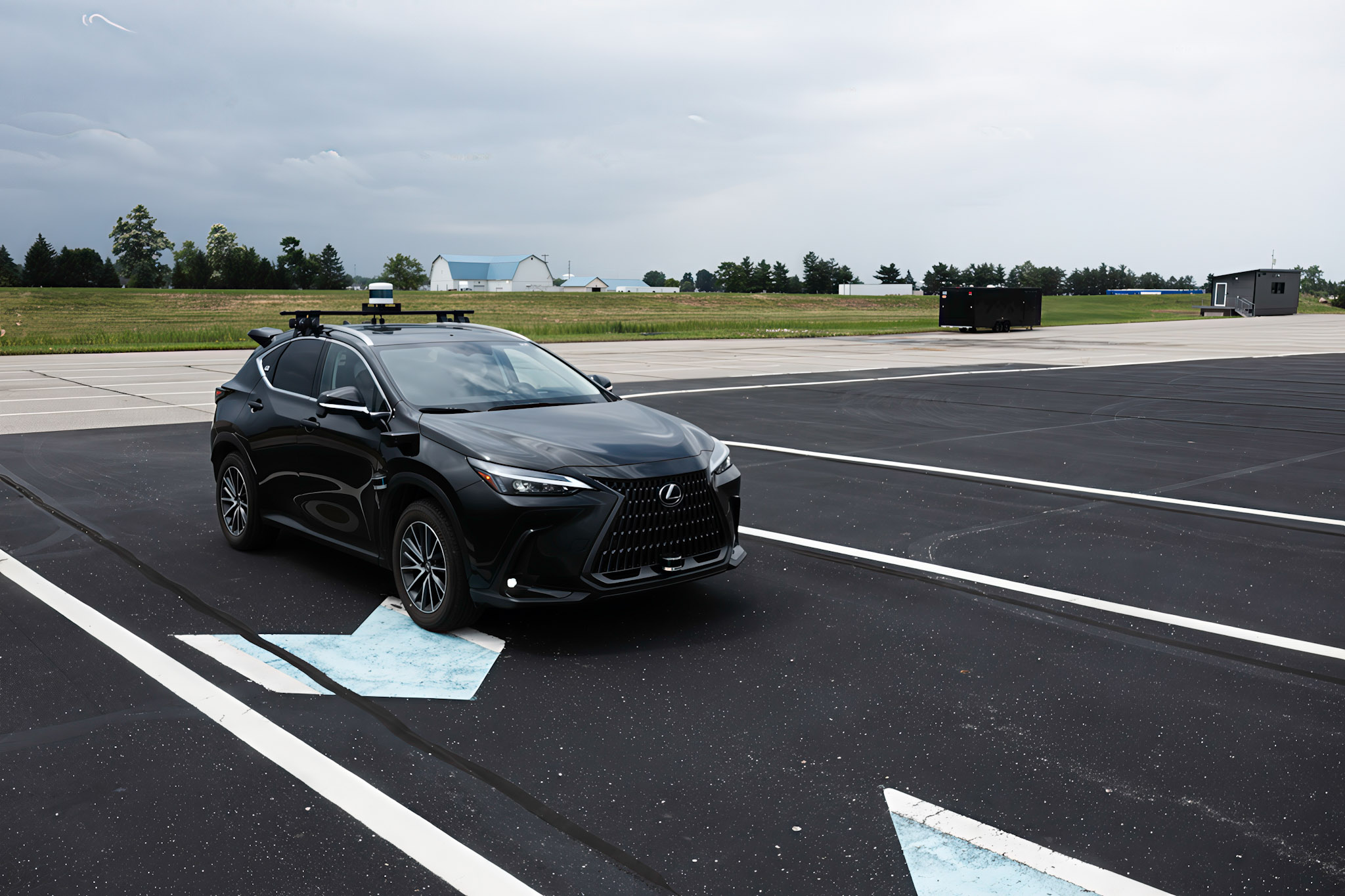 vehicle on track