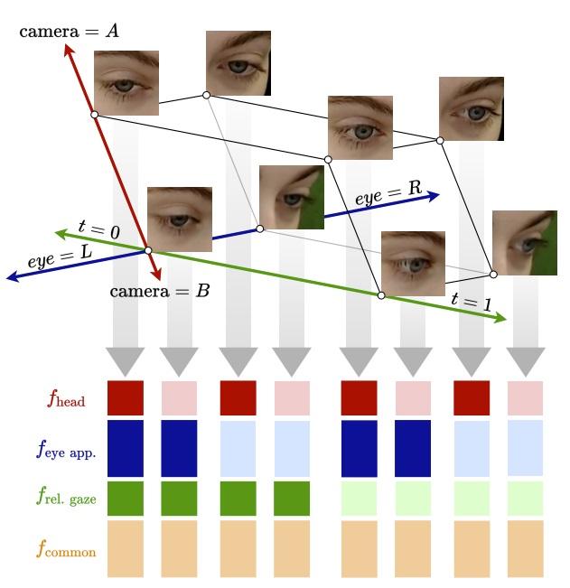 Unsupervised Multi-View Gaze image