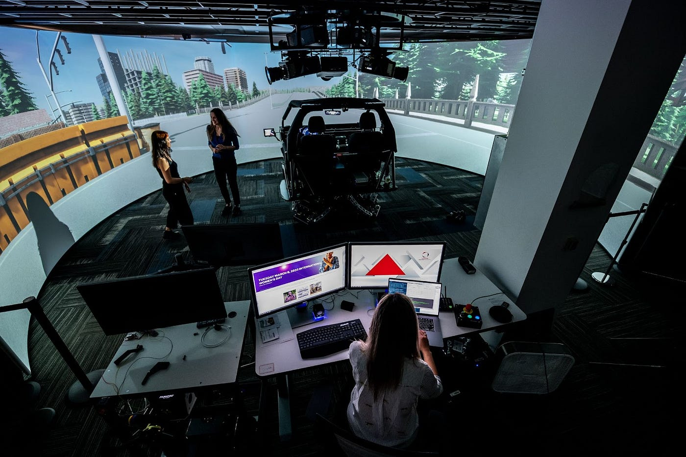 driver-in-the-loop simulator