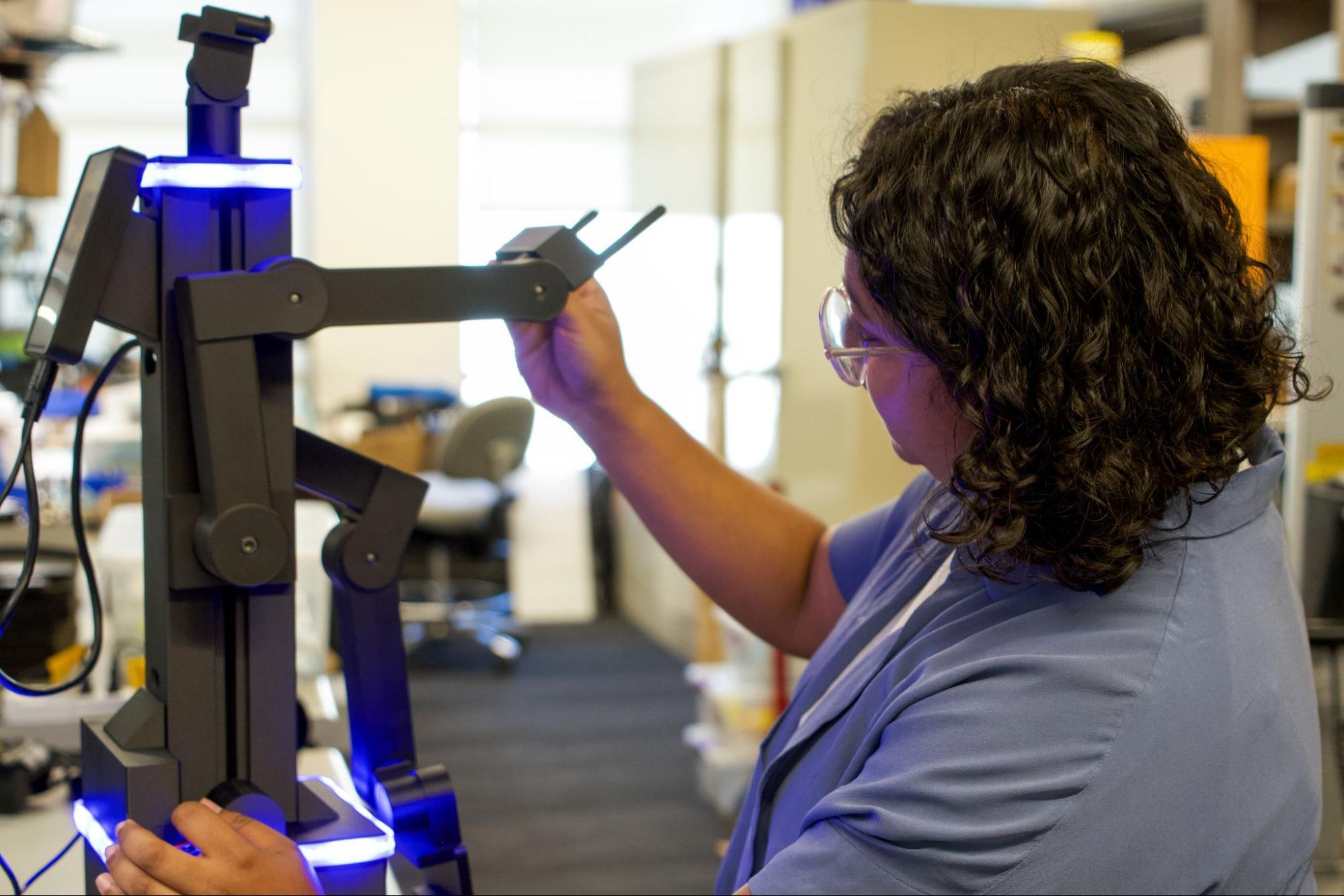 interacting with the robot