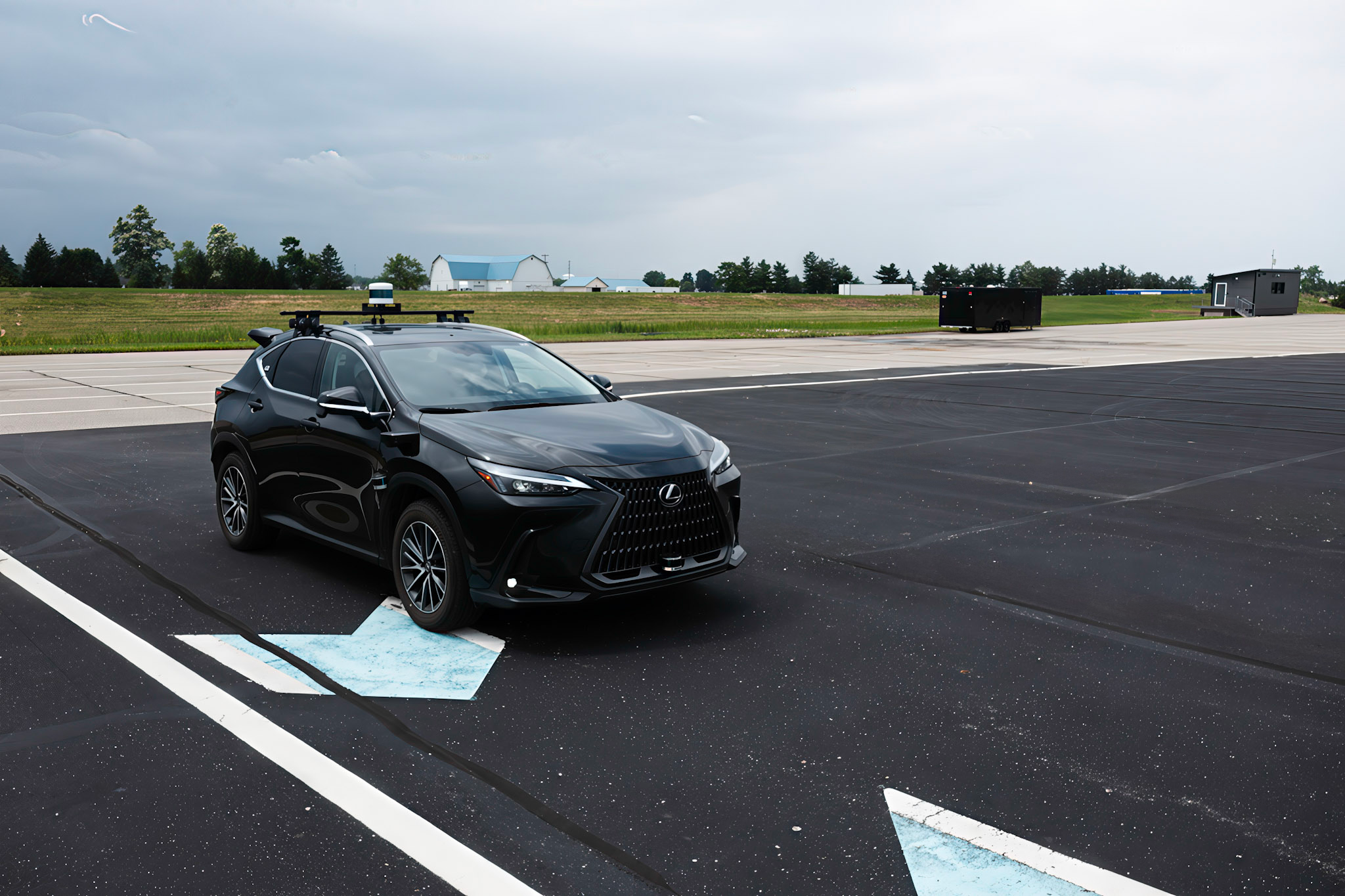 vehicle on track