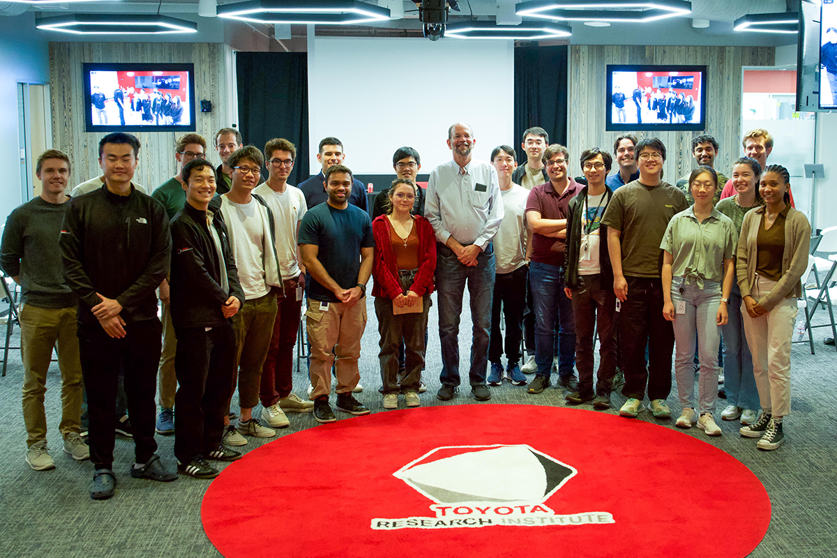 interns with CEO Gill Pratt